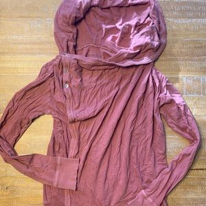 Free People “Wrap Ruffle Cardi” long sleeve top